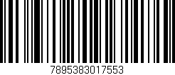 Código de barras (EAN, GTIN, SKU, ISBN): '7895383017553'