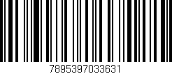 Código de barras (EAN, GTIN, SKU, ISBN): '7895397033631'
