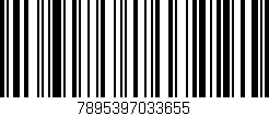 Código de barras (EAN, GTIN, SKU, ISBN): '7895397033655'