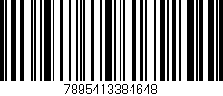 Código de barras (EAN, GTIN, SKU, ISBN): '7895413384648'