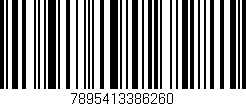 Código de barras (EAN, GTIN, SKU, ISBN): '7895413386260'