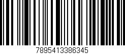 Código de barras (EAN, GTIN, SKU, ISBN): '7895413386345'