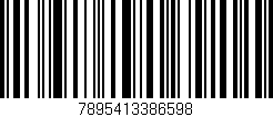 Código de barras (EAN, GTIN, SKU, ISBN): '7895413386598'