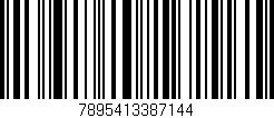 Código de barras (EAN, GTIN, SKU, ISBN): '7895413387144'
