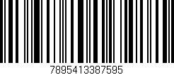 Código de barras (EAN, GTIN, SKU, ISBN): '7895413387595'
