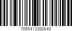 Código de barras (EAN, GTIN, SKU, ISBN): '7895413390649'