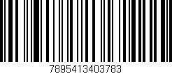 Código de barras (EAN, GTIN, SKU, ISBN): '7895413403783'