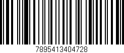 Código de barras (EAN, GTIN, SKU, ISBN): '7895413404728'