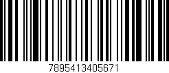 Código de barras (EAN, GTIN, SKU, ISBN): '7895413405671'