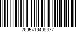 Código de barras (EAN, GTIN, SKU, ISBN): '7895413409877'