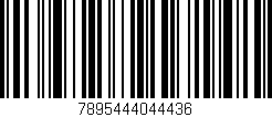 Código de barras (EAN, GTIN, SKU, ISBN): '7895444044436'