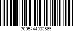Código de barras (EAN, GTIN, SKU, ISBN): '7895444083565'