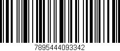 Código de barras (EAN, GTIN, SKU, ISBN): '7895444093342'