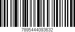 Código de barras (EAN, GTIN, SKU, ISBN): '7895444093632'