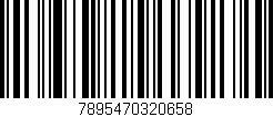 Código de barras (EAN, GTIN, SKU, ISBN): '7895470320658'
