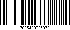 Código de barras (EAN, GTIN, SKU, ISBN): '7895470325370'
