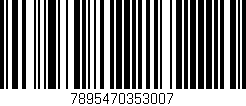 Código de barras (EAN, GTIN, SKU, ISBN): '7895470353007'