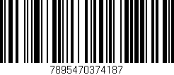Código de barras (EAN, GTIN, SKU, ISBN): '7895470374187'