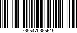 Código de barras (EAN, GTIN, SKU, ISBN): '7895470385619'