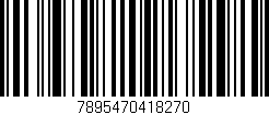 Código de barras (EAN, GTIN, SKU, ISBN): '7895470418270'