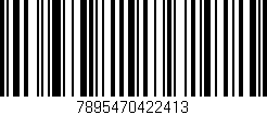 Código de barras (EAN, GTIN, SKU, ISBN): '7895470422413'