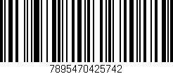 Código de barras (EAN, GTIN, SKU, ISBN): '7895470425742'