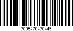 Código de barras (EAN, GTIN, SKU, ISBN): '7895470470445'