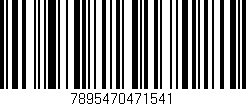 Código de barras (EAN, GTIN, SKU, ISBN): '7895470471541'
