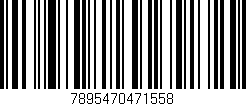 Código de barras (EAN, GTIN, SKU, ISBN): '7895470471558'