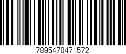 Código de barras (EAN, GTIN, SKU, ISBN): '7895470471572'