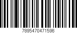 Código de barras (EAN, GTIN, SKU, ISBN): '7895470471596'