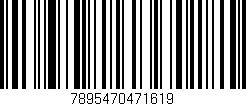 Código de barras (EAN, GTIN, SKU, ISBN): '7895470471619'