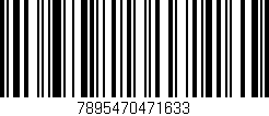 Código de barras (EAN, GTIN, SKU, ISBN): '7895470471633'