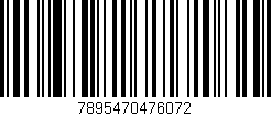 Código de barras (EAN, GTIN, SKU, ISBN): '7895470476072'