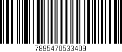 Código de barras (EAN, GTIN, SKU, ISBN): '7895470533409'