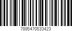 Código de barras (EAN, GTIN, SKU, ISBN): '7895470533423'