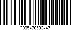 Código de barras (EAN, GTIN, SKU, ISBN): '7895470533447'