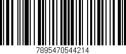 Código de barras (EAN, GTIN, SKU, ISBN): '7895470544214'
