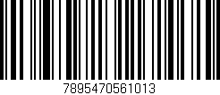 Código de barras (EAN, GTIN, SKU, ISBN): '7895470561013'