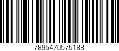 Código de barras (EAN, GTIN, SKU, ISBN): '7895470575188'