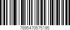 Código de barras (EAN, GTIN, SKU, ISBN): '7895470575195'