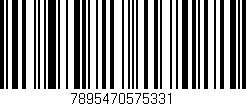 Código de barras (EAN, GTIN, SKU, ISBN): '7895470575331'