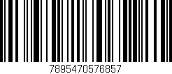 Código de barras (EAN, GTIN, SKU, ISBN): '7895470576857'