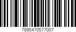 Código de barras (EAN, GTIN, SKU, ISBN): '7895470577007'