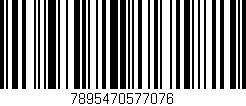 Código de barras (EAN, GTIN, SKU, ISBN): '7895470577076'