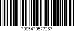 Código de barras (EAN, GTIN, SKU, ISBN): '7895470577267'