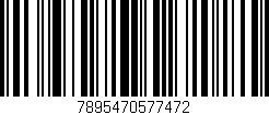 Código de barras (EAN, GTIN, SKU, ISBN): '7895470577472'