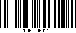 Código de barras (EAN, GTIN, SKU, ISBN): '7895470591133'
