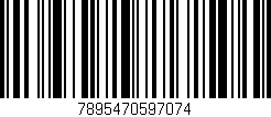 Código de barras (EAN, GTIN, SKU, ISBN): '7895470597074'