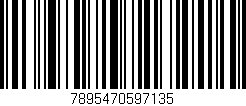 Código de barras (EAN, GTIN, SKU, ISBN): '7895470597135'